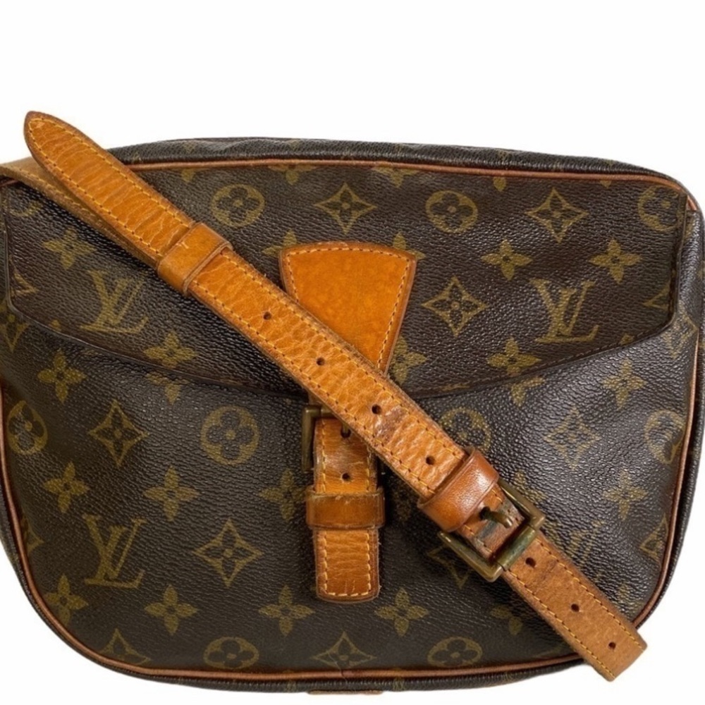 Authentic Louis Vuitton Crossbody bag jeunefille GM brown